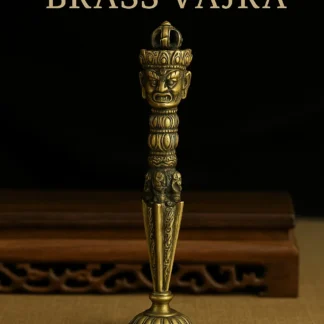 Tibetan Vajra Dorje Ritual Dagger – Handmade Alloy Phurba for Spiritual Protection & Meditation