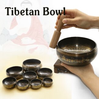 Tibetan Meditation Bowl – Mantra Singing Bowl with Mallet