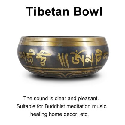 Tibetan Meditation Bowl – Mantra Singing Bowl with Mallet - Image 2