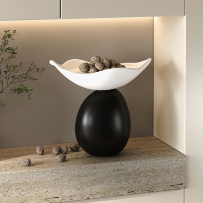 Modern Entryway Fruit Bowl & Decorative Tray - Image 2