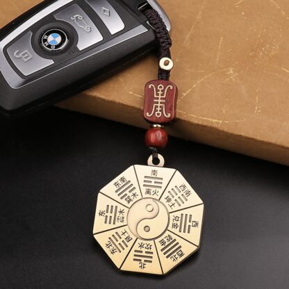 Sandalwood TaiChi Eight Hexagrams Amulet - Image 4