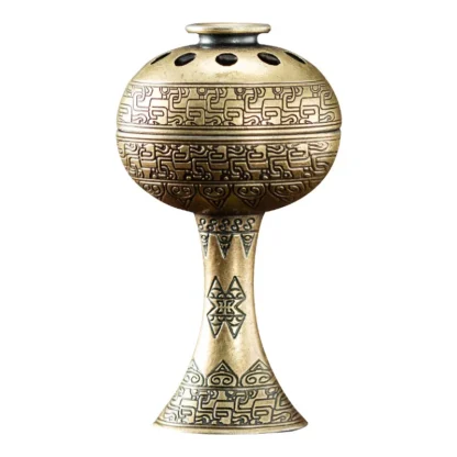 Agarwood Sandalwood Incense Holder – Traditional Cloud Motif Burner - Image 3