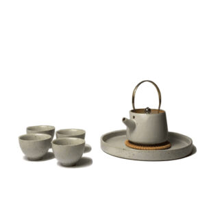 Ru Kiln Ceramic Tea Set – 5-Piece Traditional Chinese Teaware