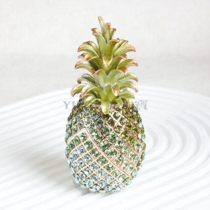 Enamel Crystal Pineapple Ornament - Image 4