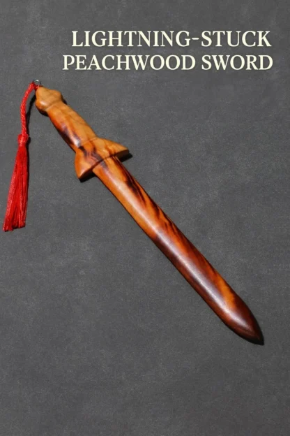 Daoist Lightning Talisman Peachwood Sword