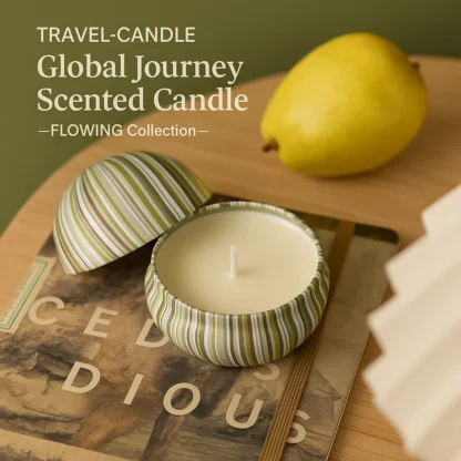 Flowing Series Travel Candle – Aromatherapy Scented Candle for Home, Travel & Gifts - Image 2