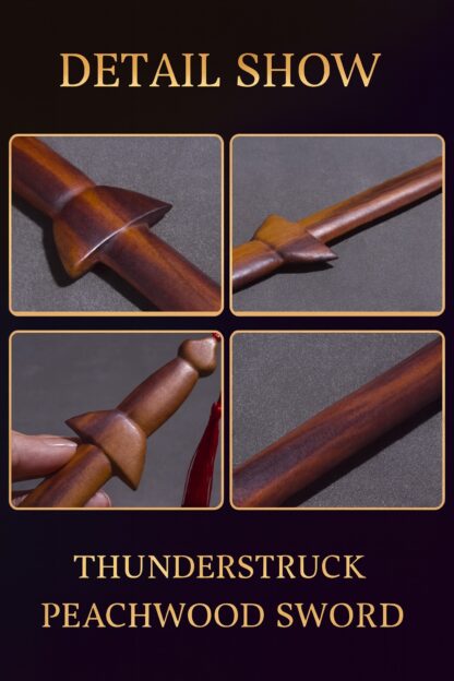 Daoist Lightning Talisman Peachwood Sword - Image 2