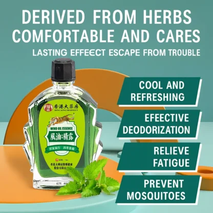 Wind Oil Wellness Essence 15ml – Cool & Refreshing, Boosts Alertness, Protects Against Mosquitoes - Image 2
