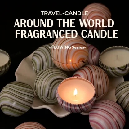 Flowing Series Travel Candle – Aromatherapy Scented Candle for Home, Travel & Gifts - Image 3